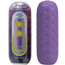 Pretty Love BM-009230NQ-1 urządzenie intymne z podwojnymi kulkami fioletowe