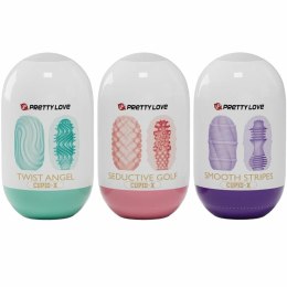 Pretty Love CUPID X - Zestaw 18 modeli intymnych o zrożnicowanej teksturze