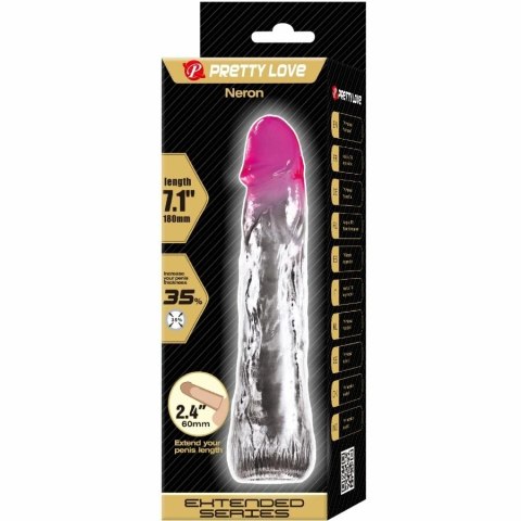 Pretty Love Neron rękaw anatomiczny powiększający 6 cm rożowy TPR