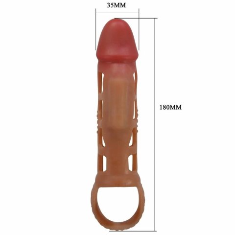 Pretty Love Preston - Wibrujący rękaw anatomiczny TPR 18 cm