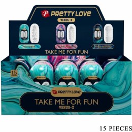 Pretty Love Venus X15 silikonowy zestaw anatomiczny biały