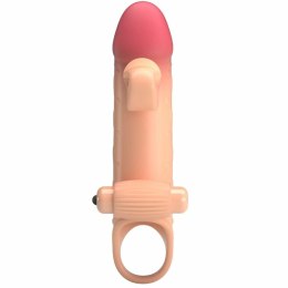 Romance MC64 - Wibrujący rękaw anatomiczny TPE, naturalny kolor