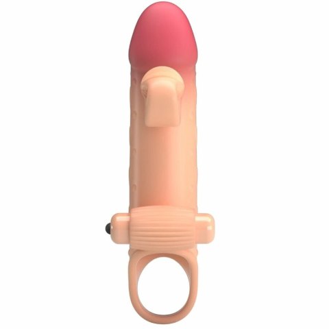 Romance MC64 - Wibrujący rękaw anatomiczny TPE, naturalny kolor
