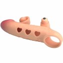 Romance MC64 - Wibrujący rękaw anatomiczny TPE, naturalny kolor