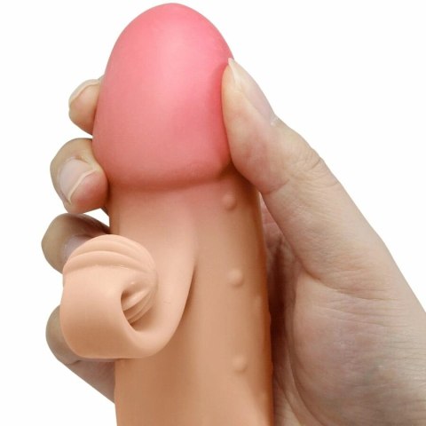 Romance MC64 - Wibrujący rękaw anatomiczny TPE, naturalny kolor