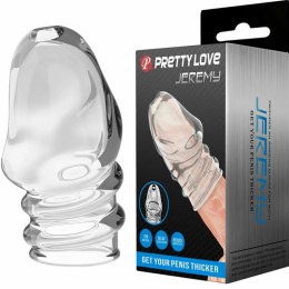 Pretty Love Jeremy przezroczysty rękaw potencji TPR 9 cm