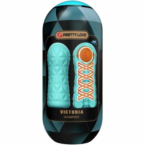 Pretty Love Victoria Caspar Aqua Green - anatomiczna maszyna intymna TPR