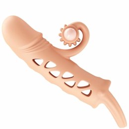 Romance Naturalny Przedłużony Rękaw Intymny z Wibracją TPE