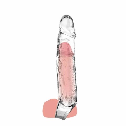 Get Real Extension długa 19 cm transparentna nakładka intymna TPE