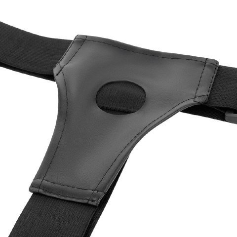 Harness Attraction Gregory Hollow - Pas intymny z wibratorem 16,5 cm, naturalny