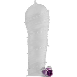 OHMAMA Nakładka Teksturowana z Wibrującą Końcowką 14cm elastyczna
