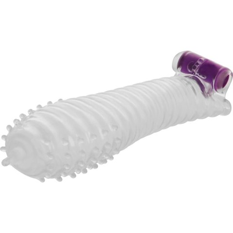 Ohmama Teksturowana nakładka intymna z wibrującym modułem 15 cm