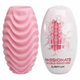 Pretty Love Egg Pink - Dwustronny model intymny z elastycznego TPR