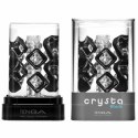 Tenga Crysta Block - nowoczesna maszyna intymna z elastycznymi blokami 57x57x90mm
