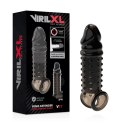 VirilXL V11 Czarny - Elastyczny rękaw intymny, powiększający rozmiar