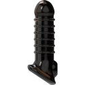 VirilXL V15 Czarny - Nakładka Powiększająca, Teksturowana, TPE, 13,5 cm