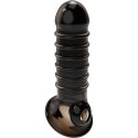 VirilXL V15 Czarny - Nakładka Powiększająca, Teksturowana, TPE, 13,5 cm