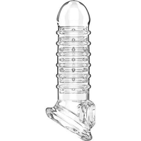 VirilXL V15 Przezroczysty rękaw intymny do powiększania rozmiaru 13,5 cm