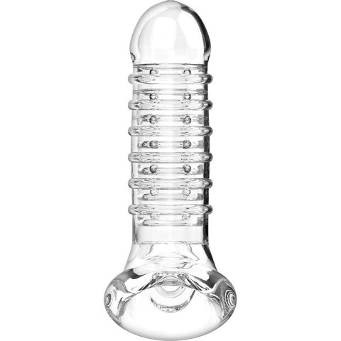 VirilXL V15 Przezroczysty rękaw intymny do powiększania rozmiaru 13,5 cm