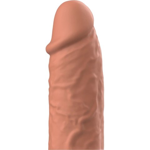 VirilXL V3 brązowy rękaw silikonowy wydłużający, dopasowywany 8,5 cm