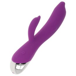 OHMAMA Delfinowy Wibrator Elastyczny 22 cm USB Liliowy