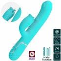 Pretty Love Aqua Green - Wibrujący model kroliczka z funkcją pulsacji i ruchomym języczkiem
