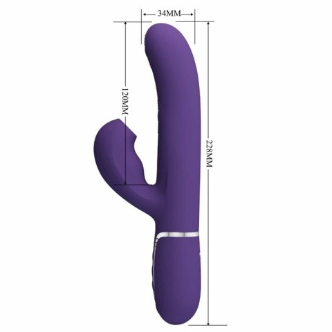 Pretty Love Perlita Fioletowy wielofunkcyjny model 3w1 silikonowy USB