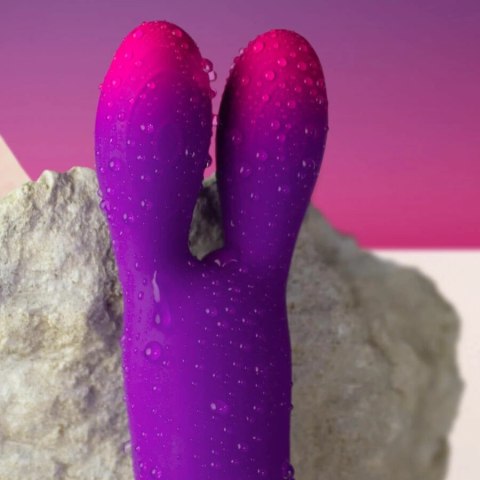 Rocks-Off Glo-Girl Bunny fioletowy elastyczny model z 10 trybami IPX7