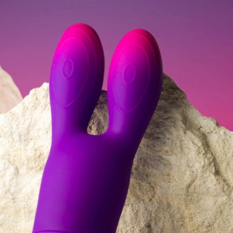 Rocks-Off Glo-Girl Bunny fioletowy elastyczny model z 10 trybami IPX7