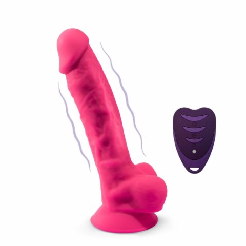 SilexD Model 18 Rożowy System Wibracji z Pilotem, 20 cm, USB, IPX4