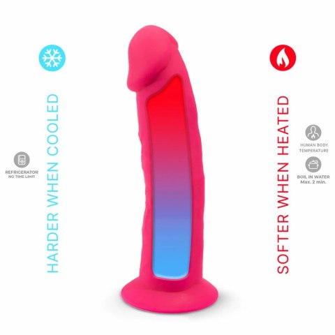 Silexd Model 2 Pink 17 cm - anatomiczny system wibracji z pilotem