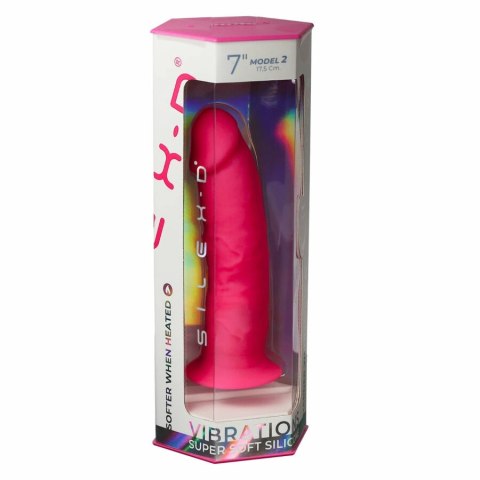 Silexd Model 2 Pink 17 cm - anatomiczny system wibracji z pilotem