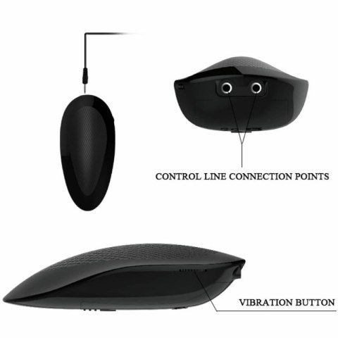 Baile Barbara 22 cm - wibrujące urządzenie intymne z przyssawką, PVC