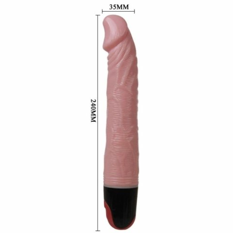 Baile Multi-Speed Intymny Masażer TPR Naturalny Kolor 22 cm