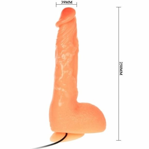Baile model z wibracją - anatomiczna forma, silna przyssawka, sterowanie pilotem