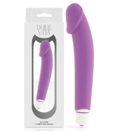 Dolce Vita Classic Violet silikonowy model wielofunkcyjny 158x31mm