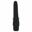 Get Real Classic Black - silikonowy model intymny 17,5 cm, wodoodporny