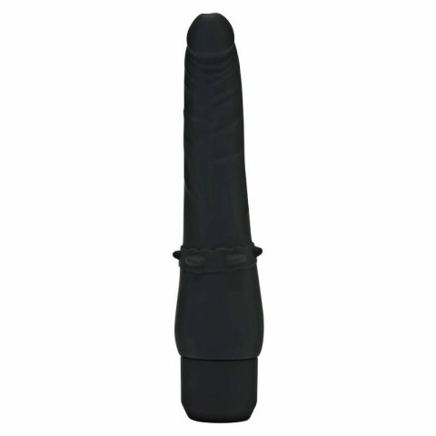 Get Real Classic Black - silikonowy model intymny 17,5 cm, wodoodporny