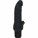 Get Real Classic Stim Czarny - anatomiczny wibrator z dodatkową stymulacją