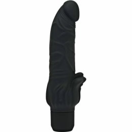 Get Real Classic Stim Czarny - anatomiczny wibrator z dodatkową stymulacją