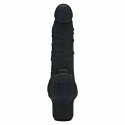 Get Real Classic Stim Czarny - anatomiczny wibrator z dodatkową stymulacją