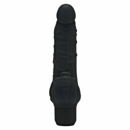 Get Real Classic Stim Czarny - anatomiczny wibrator z dodatkową stymulacją
