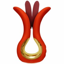 Gvibe Maxi Coral - dwusilnikowy model z elastycznymi końcowkami, 14,9 cm