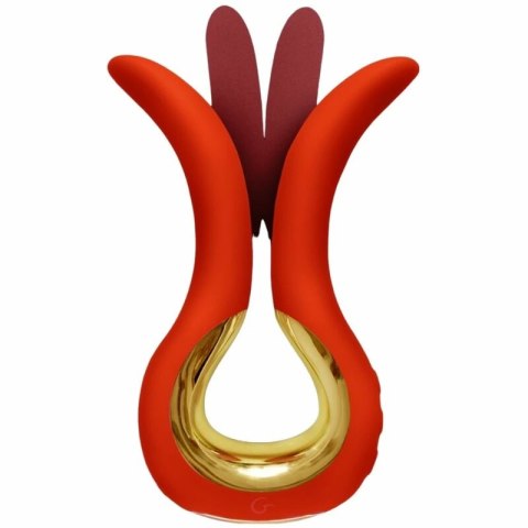 Gvibe Maxi Coral - dwusilnikowy model z elastycznymi końcowkami, 14,9 cm