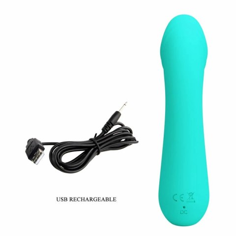 Pretty Love Cetus Aqua Green - Elastyczny model punktowy USB, silikon