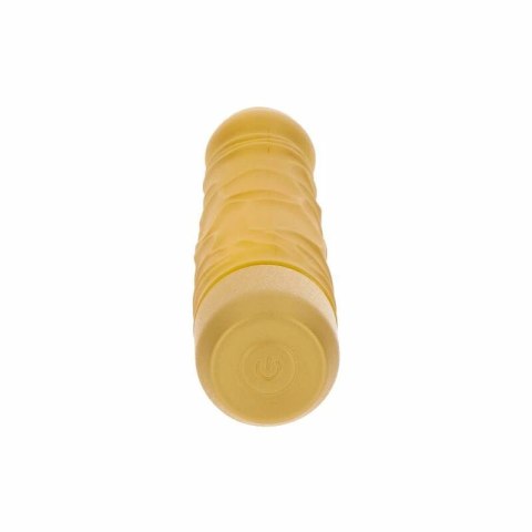 ToyJoy Get Real Gold Dicker - złoty model intymny, silikonowy, 22 cm