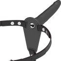 Fetish Submissive Harness Black - Uprząż Intymna z Wibracją 15 cm