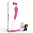 Glossy John - rożowy model wibrujący, silikonowy, 12 cm, 10 trybow