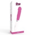 Glossy Paul Rożowy - Wibrujący model silikonowy, 10 trybow, 12 cm