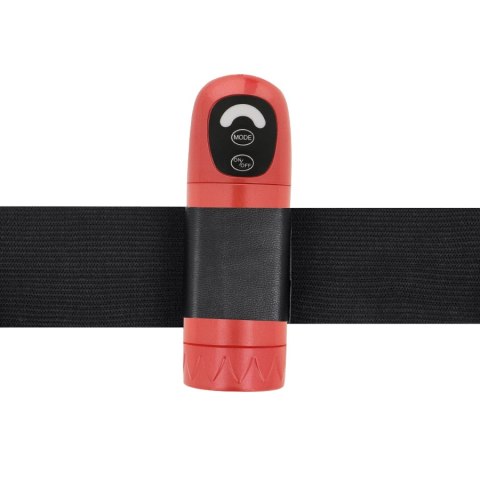 Harness Attraction Daniel - Uprząż z funkcją obrotu i wibracji 18 cm czarna